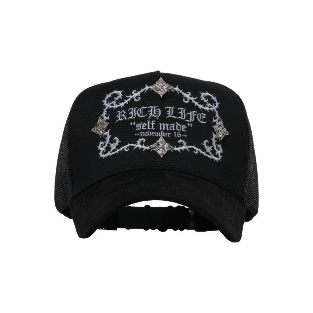 Rich Life Black Barbas Hats