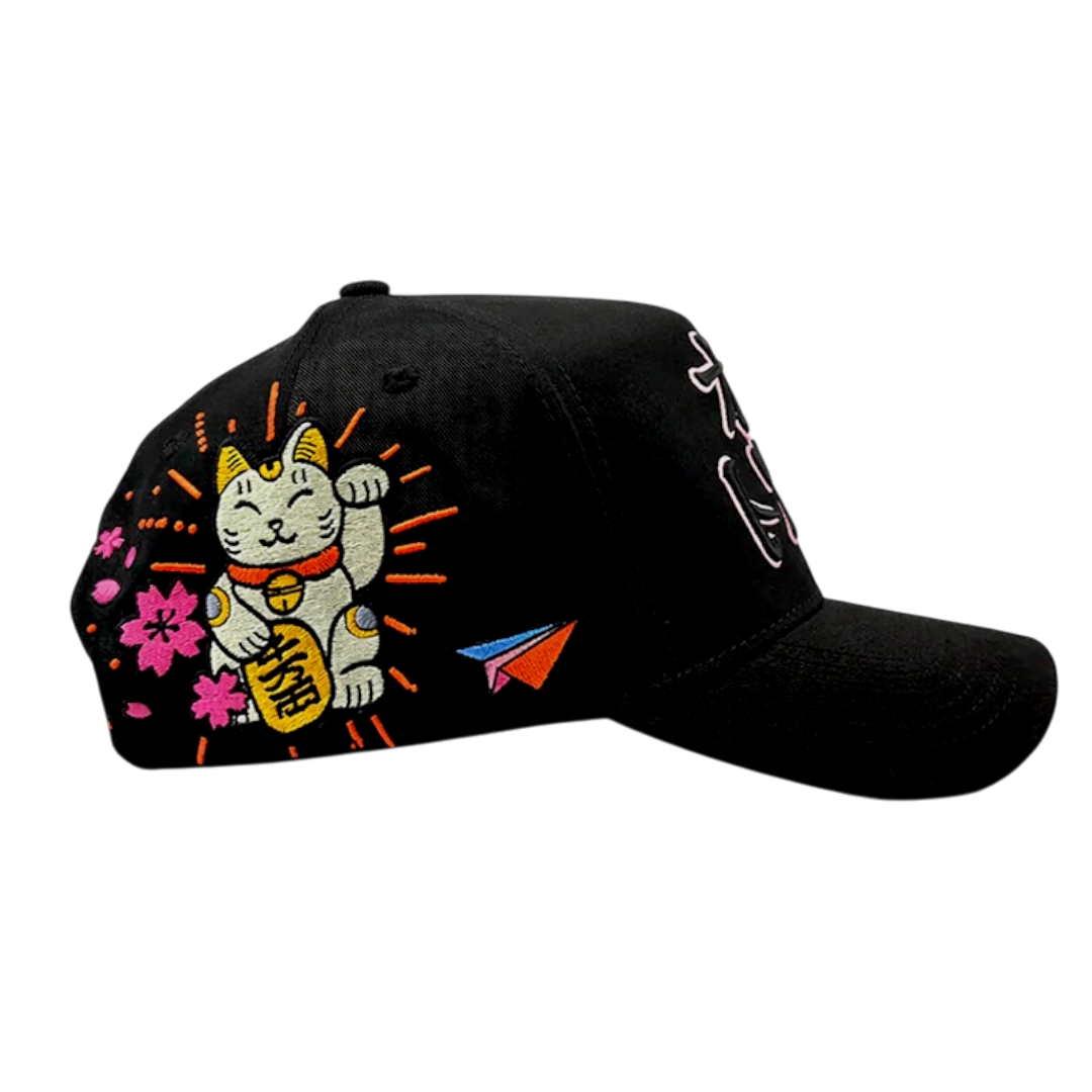 Sakura Black OffTop Hats