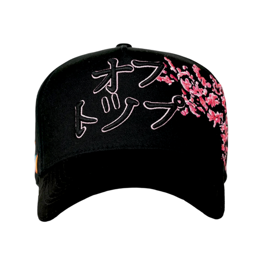 Sakura Black OffTop Hats