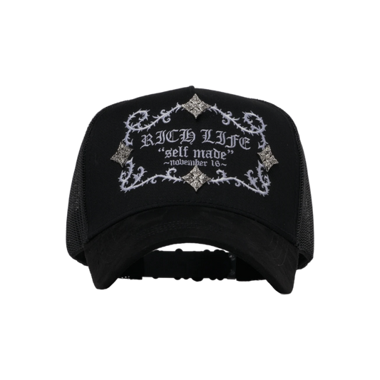 Rich Life Black Barbas Hats