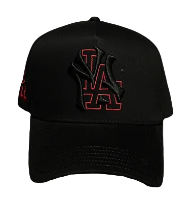 NY LA Black Red Dakaps