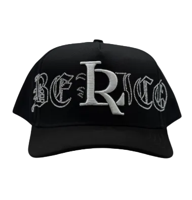 Luis R Crystals White Toto Caps