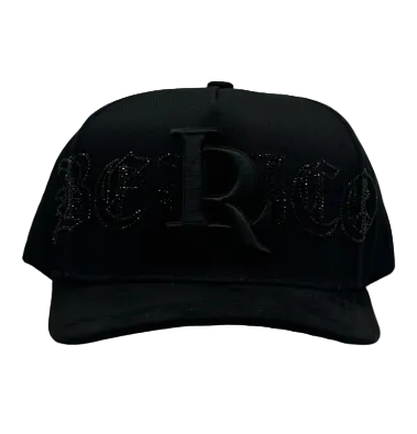 Luis R Crystals Black Toto Caps