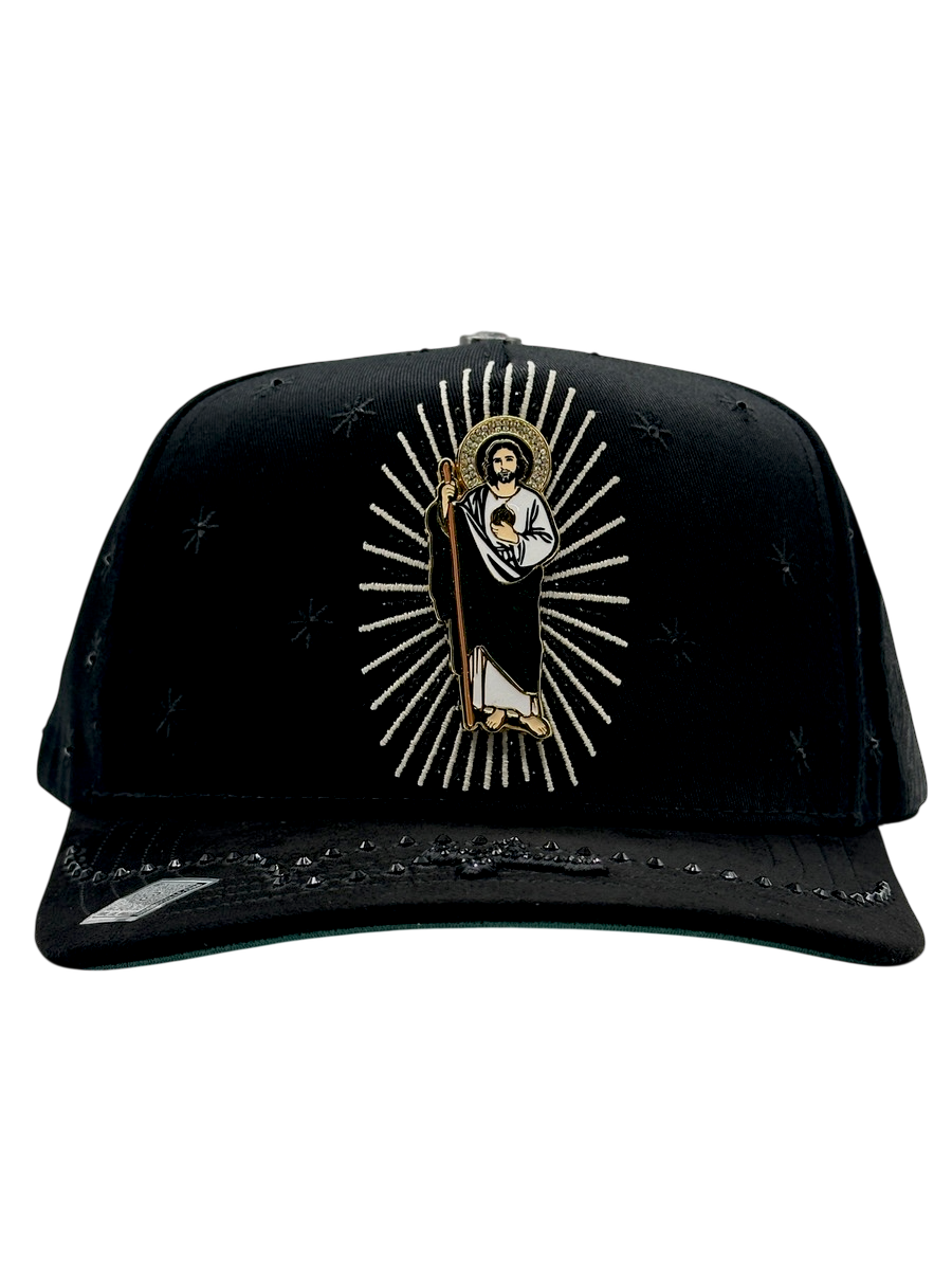 San Judas Rosario Black White