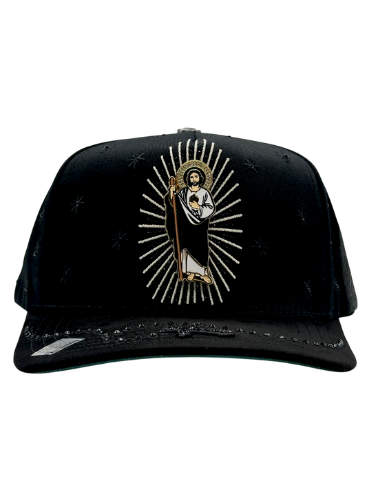 San Judas Rosario Black White