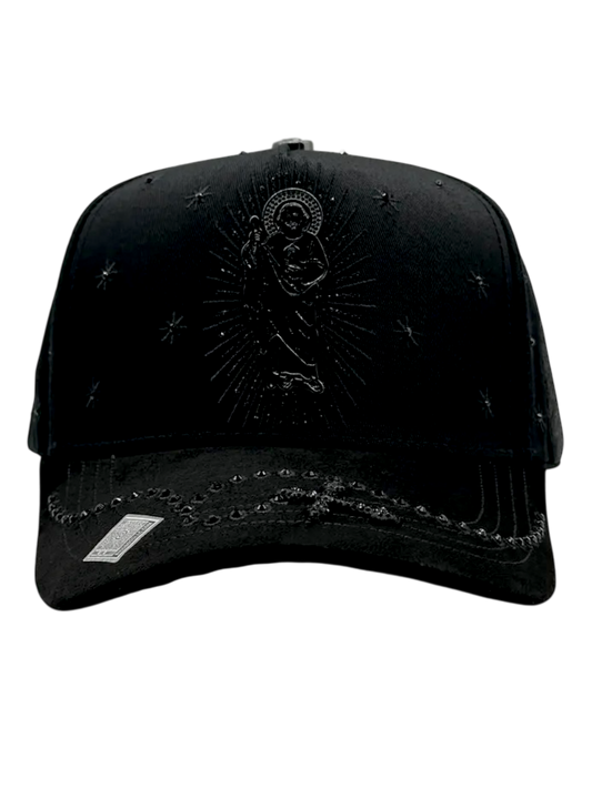 San Judas Rosario Total Black