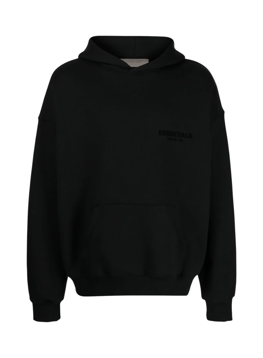 Hoodie Essentials Ss2022 Total Black XS