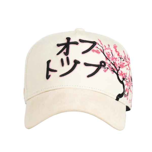 Sakura White OffTop Hats