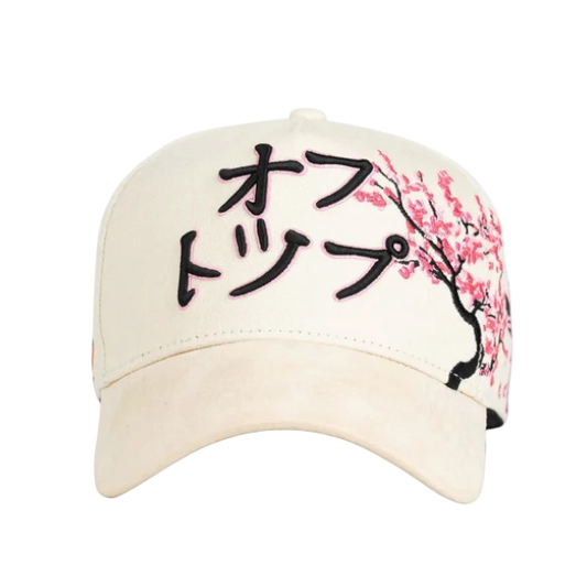 Sakura White OffTop Hats