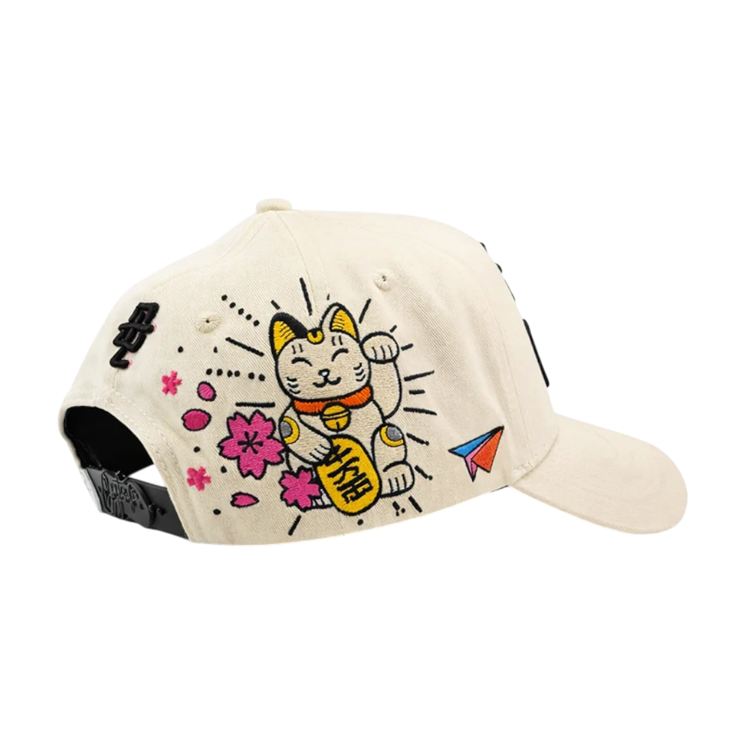 Sakura White OffTop Hats