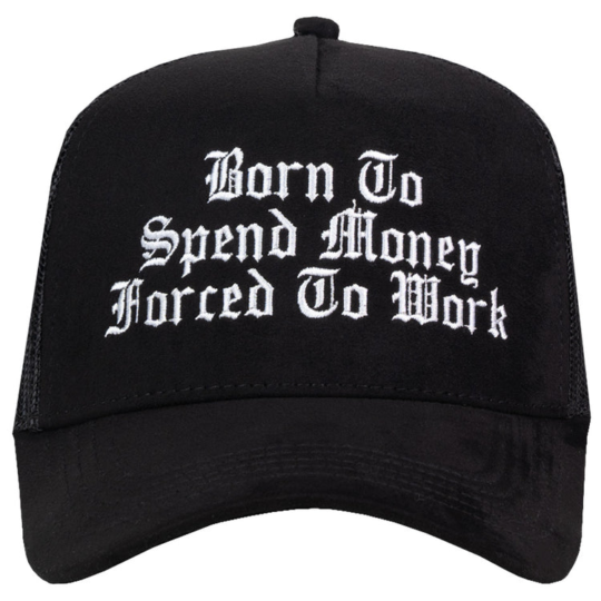 SPEND MONEY BLACK MESH