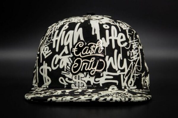 YOU HAVE BEEN TAGED IN BLACK BACKGROUND SNAPBACK