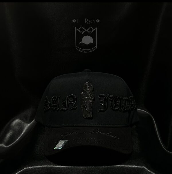 San Judas Total Black Mz Hats